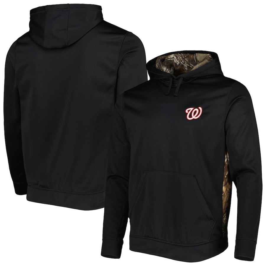 Men's Washington Nationals Dunbrooke Black Ranger Pullover Hoodie