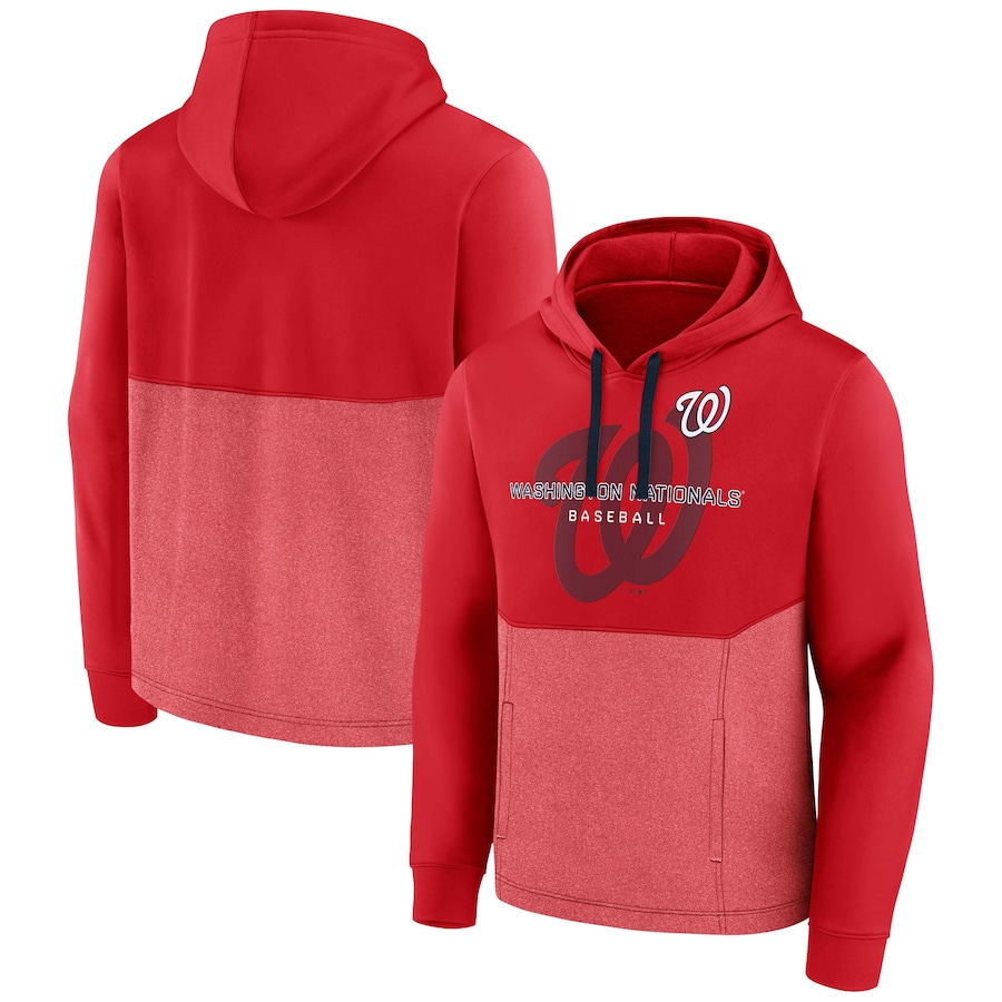 Men's Washington Nationals Red Call the Shots Pullover Hoodie Men's Washington Nationals Red Call the Shots Pullover Hoodie