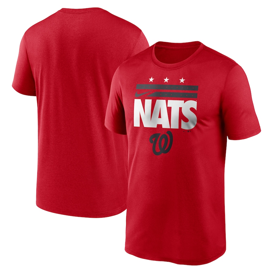 Men's Washington Nationals Nike Red Local Club Rep Performance T-Shirt Men's Washington Nationals Nike Red Local Club Rep Performance T-Shirt