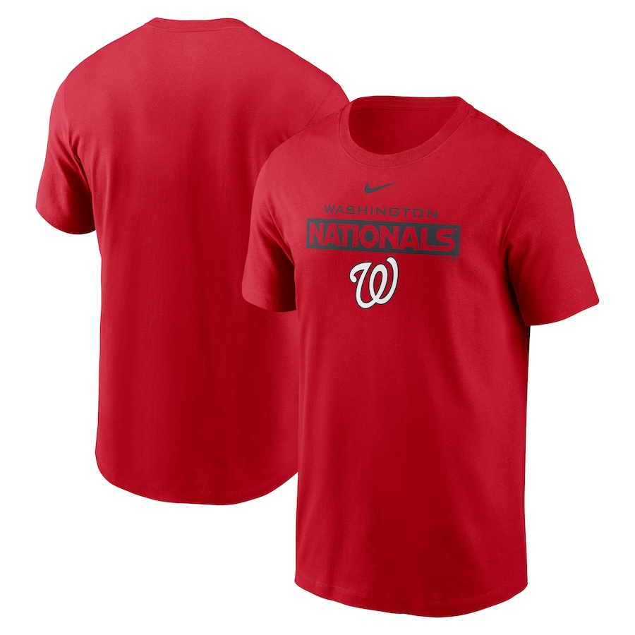 Men's Washington Nationals Nike Red Team T-Shirt Men's Washington Nationals Nike Red Team T-Shirt