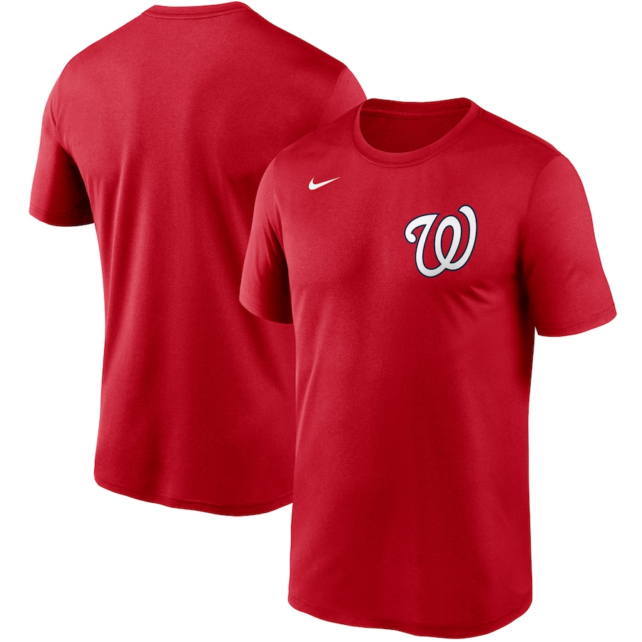 Men's Washington Nationals Nike Red Wordmark Legend T-Shirt Men's Washington Nationals Nike Red Wordmark Legend T-Shirt