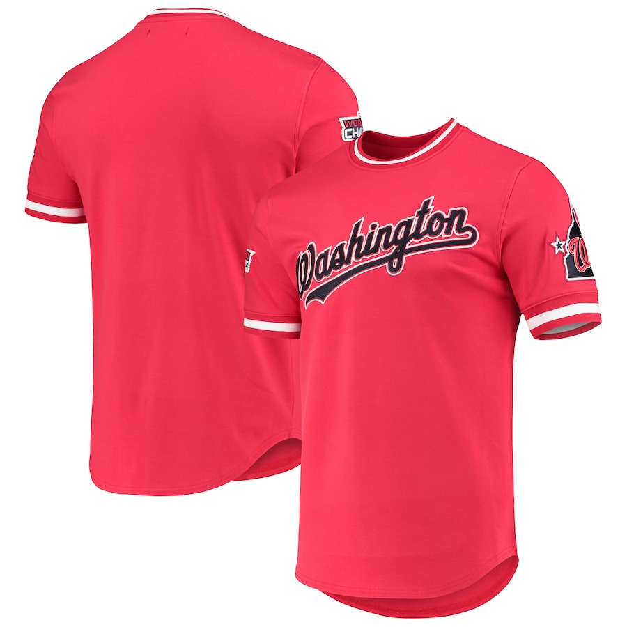 Men's Washington Nationals Pro Standard Red Team T-Shirt Men's Washington Nationals Pro Standard Red Team T-Shirt
