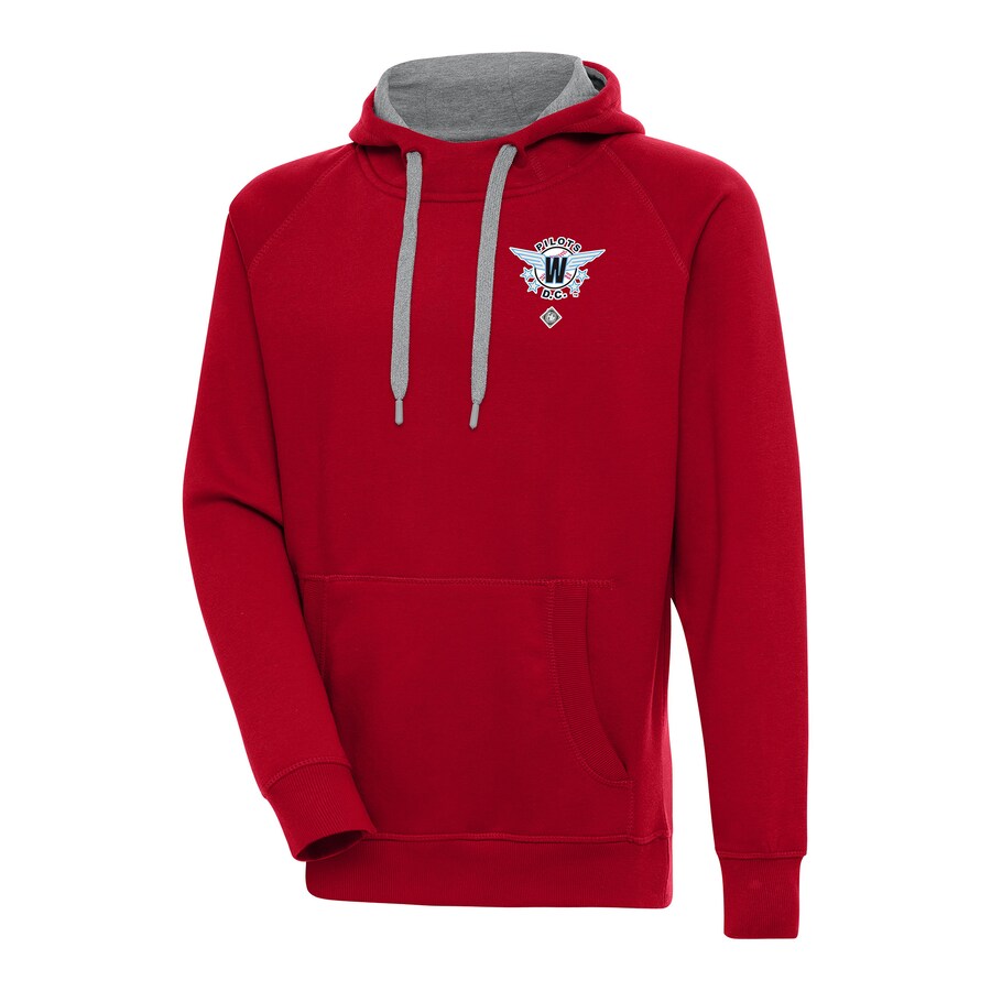 Men's Washington Pilots Antigua Red Victory Pullover Hoodie Men's Washington Pilots Antigua Red Victory Pullover Hoodie