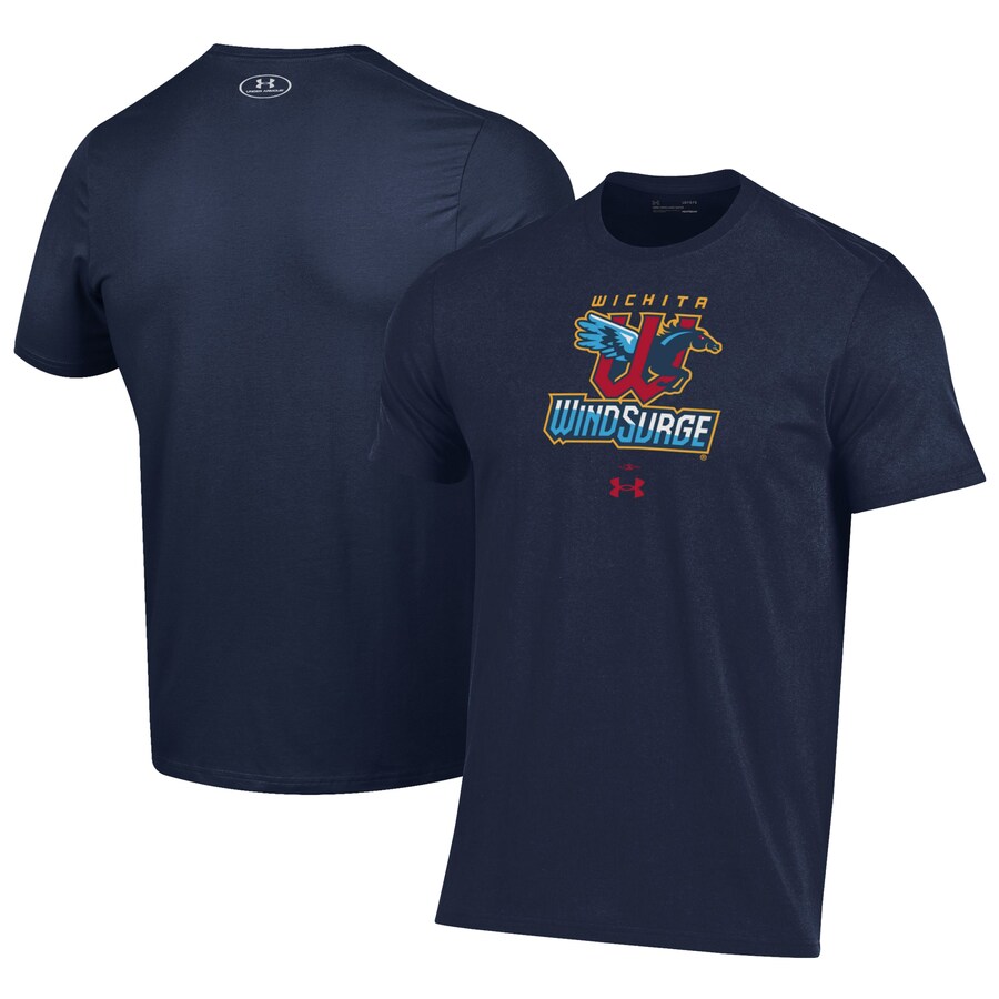 Men's Wichita Wind Surge Under Armour Navy Performance T-Shirt Men's Wichita Wind Surge Under Armour Navy Performance T-Shirt