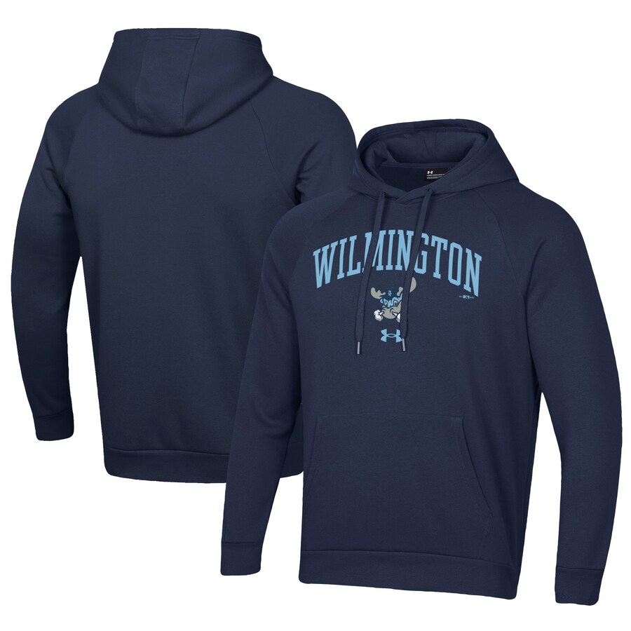 Men's Wilmington Blue Rocks Under Armour Navy All Day Fleece Pullover Hoodie