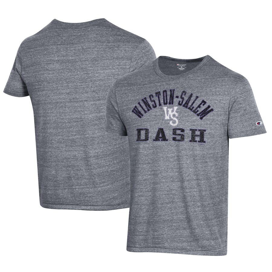 Men's Winston-Salem Dash Champion Gray Ultimate Tri-Blend T-Shirt Men's Winston-Salem Dash Champion Gray Ultimate Tri-Blend T-Shirt