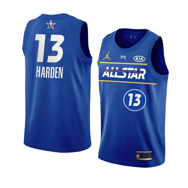 Brooklyn Nets James Harden 2021 NBA All-Star Game Eastern Conference Jersey Royal Brooklyn Nets James Harden 2021 NBA All-Star Game Eastern Conference Jersey Royal