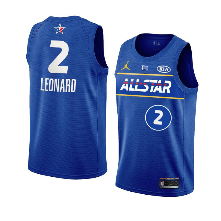 LA Clippers Kawhi Leonard 2021 NBA All-Star Game Eastern Conference Jersey Royal LA Clippers Kawhi Leonard 2021 NBA All-Star Game Eastern Conference Jersey Royal