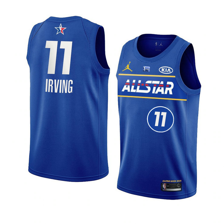 Brooklyn Nets Kyrie Irving 2021 NBA All-Star Game Eastern Conference Jersey Royal Brooklyn Nets Kyrie Irving 2021 NBA All-Star Game Eastern Conference Jersey Royal