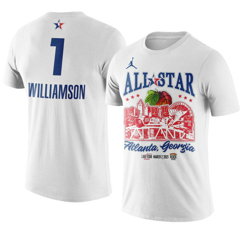 New Orleans Pelicans Zion Williamson Support Black Colleges 2021 NBA All-Star Game T-Shirt White