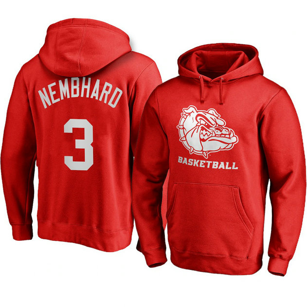 Andrew Nembhard Gonzaga Bulldogs Personalized Basketball Hoodie 2021 Name & Number Red