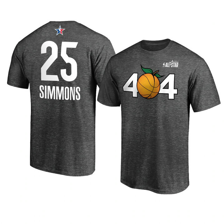 Philadelphia 76ers Ben Simmons Native 2021 NBA All-Star Game T-Shirt Charcoal Philadelphia 76ers Ben Simmons Native 2021 NBA All-Star Game T-Shirt Charcoal