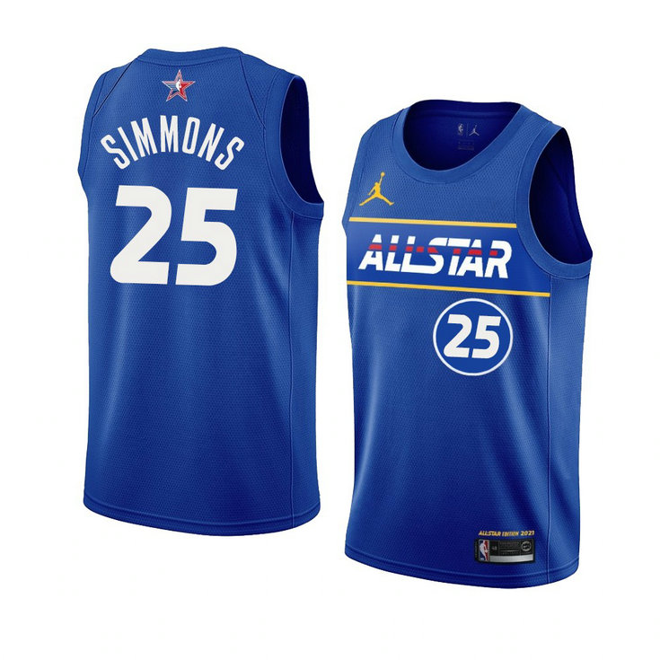 Philadelphia 76ers Ben Simmons 2021 Eastern Conference NBA All-Star Game Jersey Royal