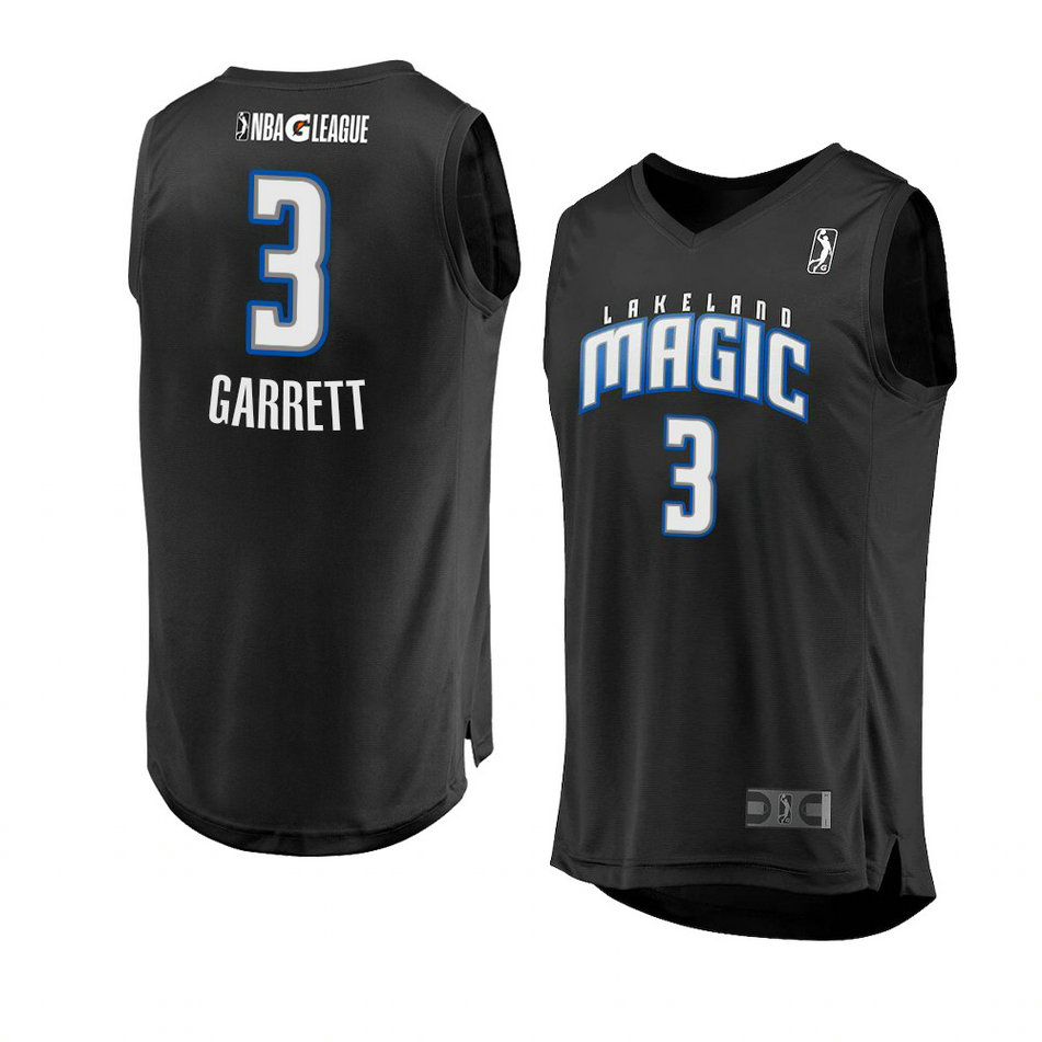 Lakeland Magic Billy Garrett 2021 NBA G League Champions Replica Jersey Black Lakeland Magic Billy Garrett 2021 NBA G League Champions Replica Jersey Black