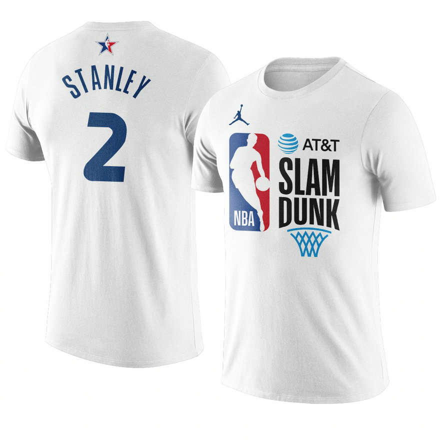 Indiana Pacers Cassius Stanley 2021 NBA All-Star Game SLAM-DUNK T-Shirt White