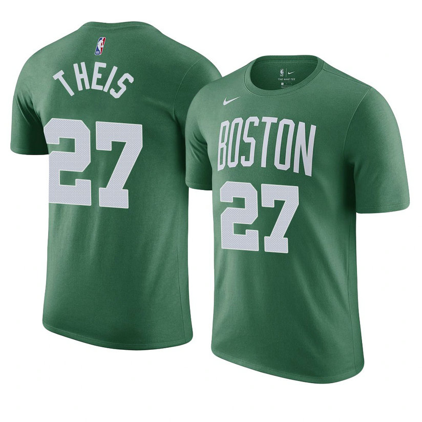 Boston Celtics Daniel Theis 2021 Icon Edition T-Shirt Green