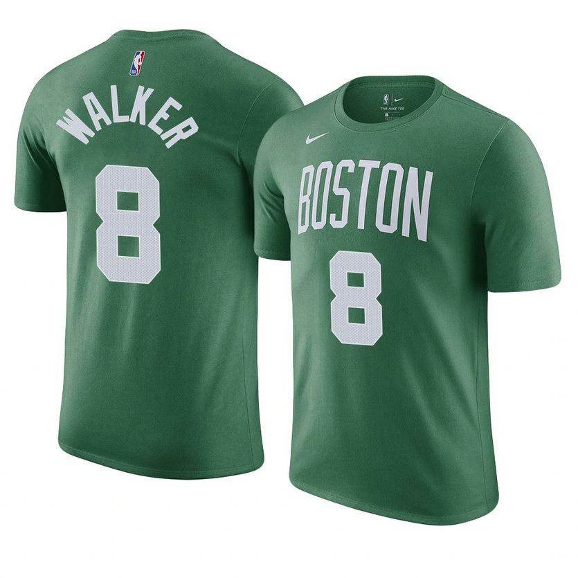 Boston Celtics Kemba Walker 2021 Icon Edition T-Shirt Green