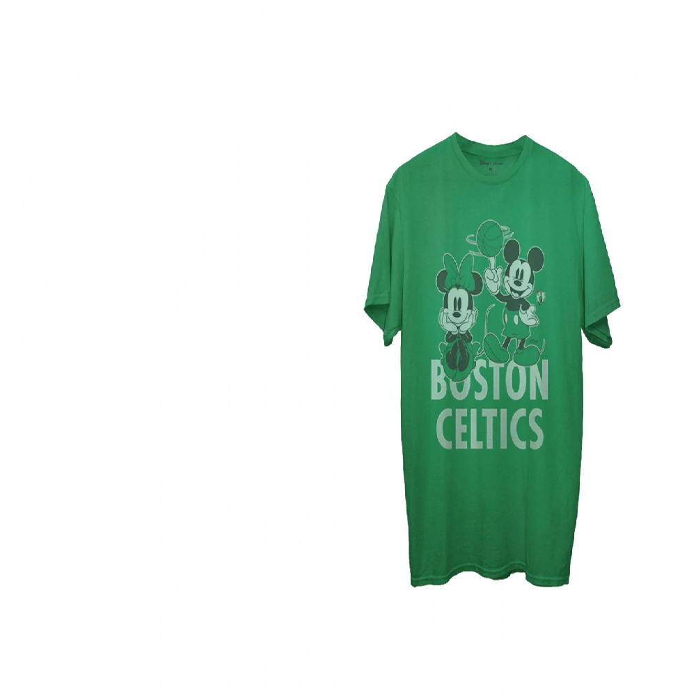 Boston Celtics Green Disney Mickey Minnie Junk Food 2021 City Edition T-Shirt Boston Celtics Green Disney Mickey Minnie Junk Food 2021 City Edition T-Shirt
