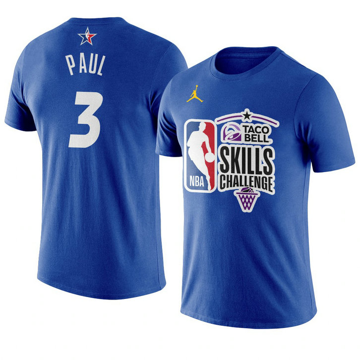 Phoenix Suns Chris Paul 2021 NBA All-Star Game Skills Challenge T-Shirt Royal Phoenix Suns Chris Paul 2021 NBA All-Star Game Skills Challenge T-Shirt Royal