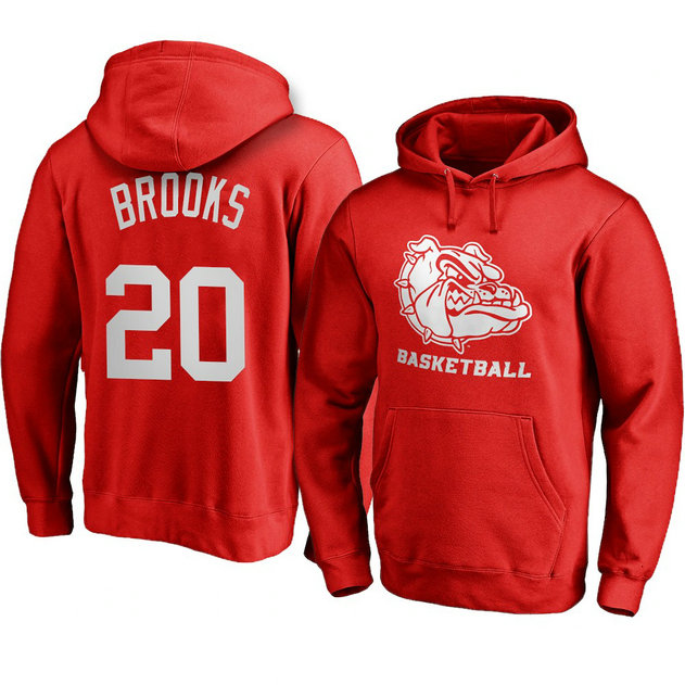Colby Brooks Gonzaga Bulldogs Personalized Basketball Hoodie 2021 Name & Number Red