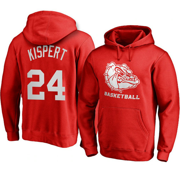 Corey Kispert Gonzaga Bulldogs Personalized Basketball Hoodie 2021 Name & Number Red