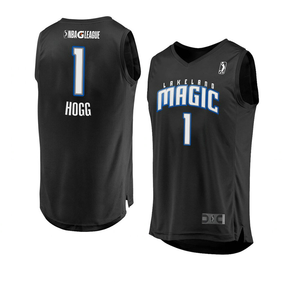 Lakeland Magic D. J. Hogg 2021 NBA G League Champions Replica Jersey Black Lakeland Magic D. J. Hogg 2021 NBA G League Champions Replica Jersey Black