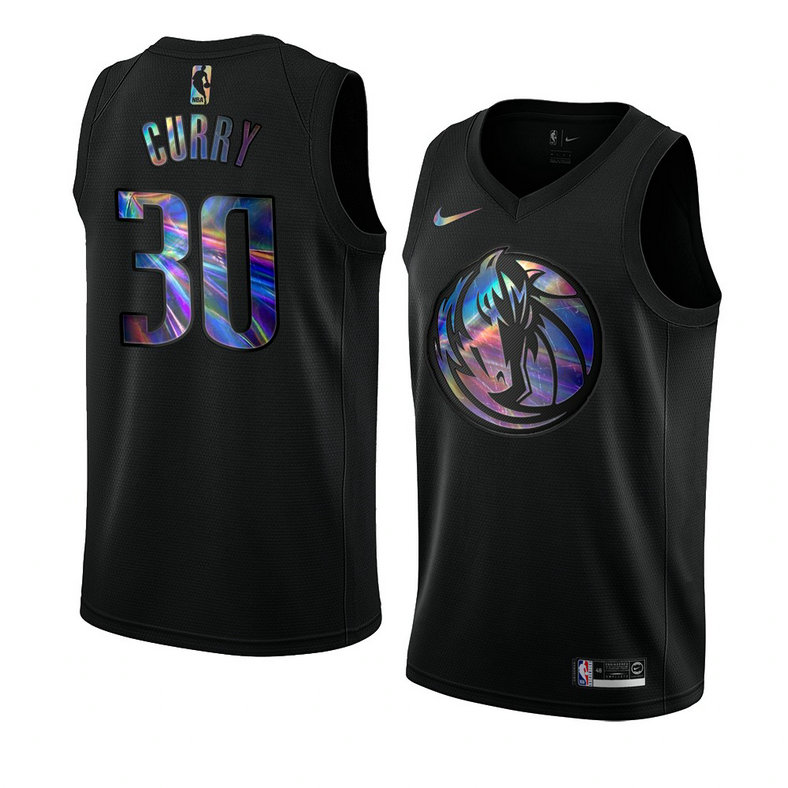 Dallas Mavericks Seth Curry Iridescent HWC Collection 2021 Limited Jersey Dallas Mavericks Seth Curry Iridescent HWC Collection 2021 Limited Jersey