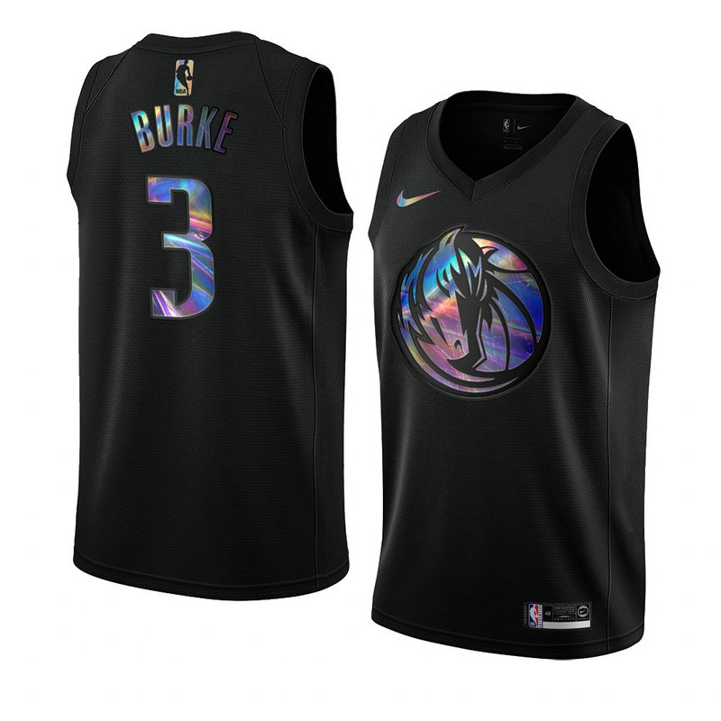 Dallas Mavericks Trey Burke Iridescent HWC Collection 2021 Limited Jersey Dallas Mavericks Trey Burke Iridescent HWC Collection 2021 Limited Jersey