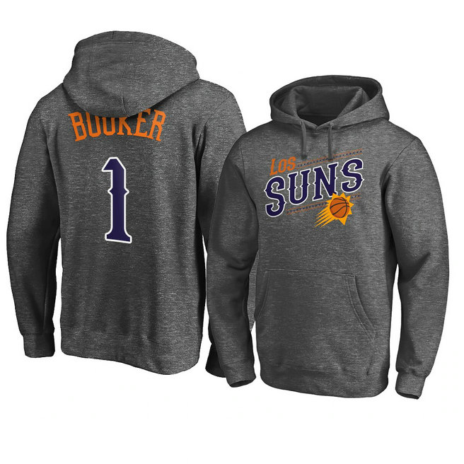 Phoenix Suns Devin Booker 2021 Noches Ene-Be-A Core Pullover Hoodie - Charcoal Phoenix Suns Devin Booker 2021 Noches Ene-Be-A Core Pullover Hoodie - Charcoal
