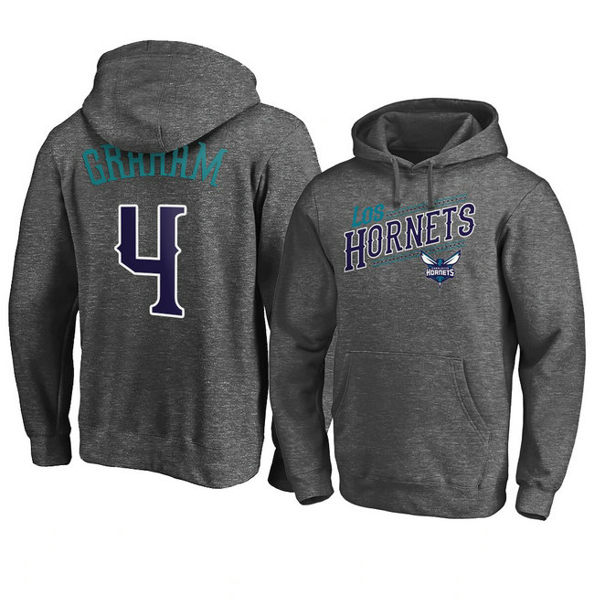 Charlotte Hornets Devonte' Graham 2021 Noches Ene-Be-A Core Pullover Hoodie - Charcoal