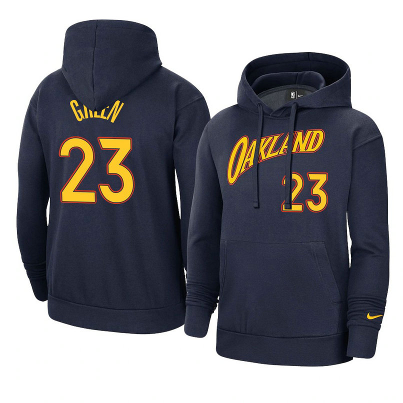Golden State Warriors Draymond Green Navy Oakland Forever 2021 City Edition Hoodie Golden State Warriors Draymond Green Navy Oakland Forever 2021 City Edition Hoodie