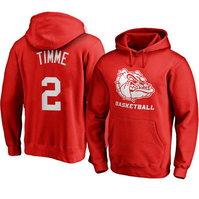 Drew Timme Gonzaga Bulldogs Personalized Basketball Hoodie 2021 Name & Number Red