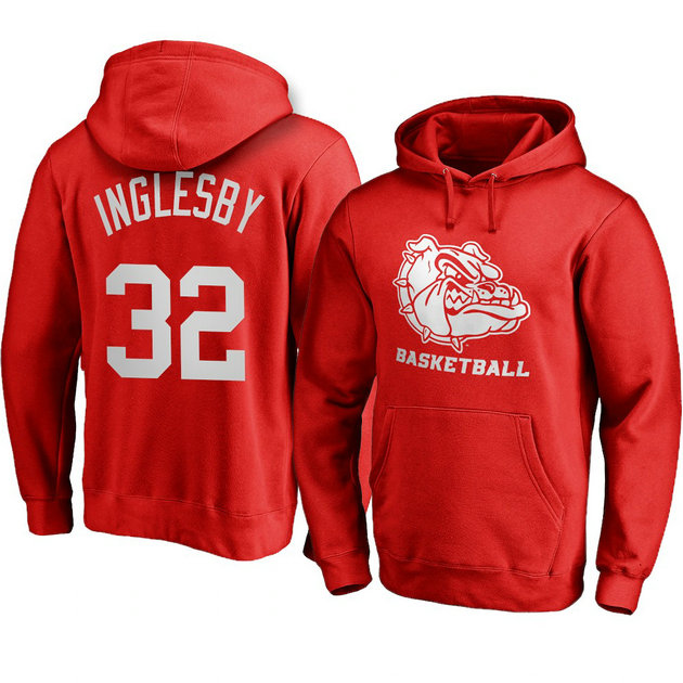 Evan Inglesby Gonzaga Bulldogs Personalized Basketball Hoodie 2021 Name & Number Red