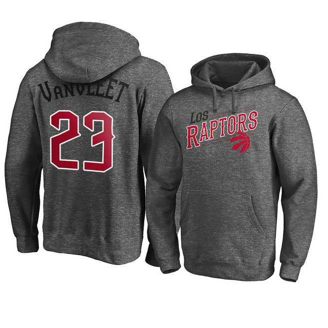 Toronto Raptors Fred VanVleet 2021 Noches Ene-Be-A Core Pullover Hoodie - Charcoal Toronto Raptors Fred VanVleet 2021 Noches Ene-Be-A Core Pullover Hoodie - Charcoal