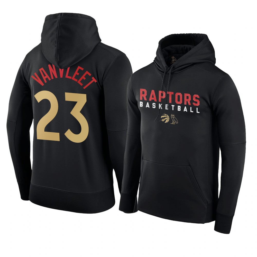 Toronto Raptors Fred VanVleet Black 2021 OVO Drake Pre-Game Hoodie