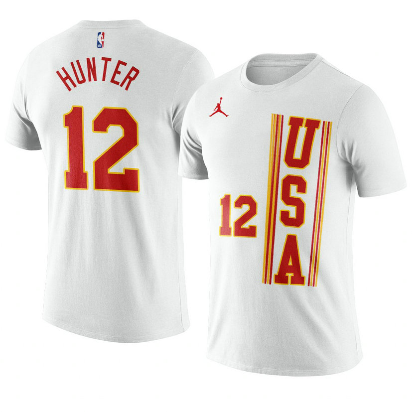 Atlanta Hawks De'Andre Hunter 2021 NBA Rising Star USA Team T-Shirt White