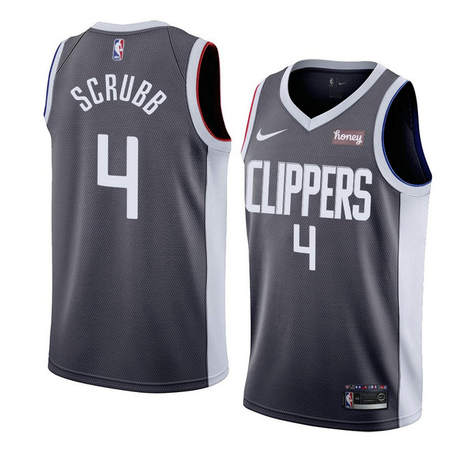 LA Clippers 2021 Jay Scrubb Earned Edition Swingman Jersey Black LA Clippers 2021 Jay Scrubb Earned Edition Swingman Jersey Black