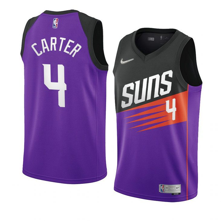 Phoenix Suns 2021 Jevon Carter Earned Edition Swingman Jersey Purple Phoenix Suns 2021 Jevon Carter Earned Edition Swingman Jersey Purple