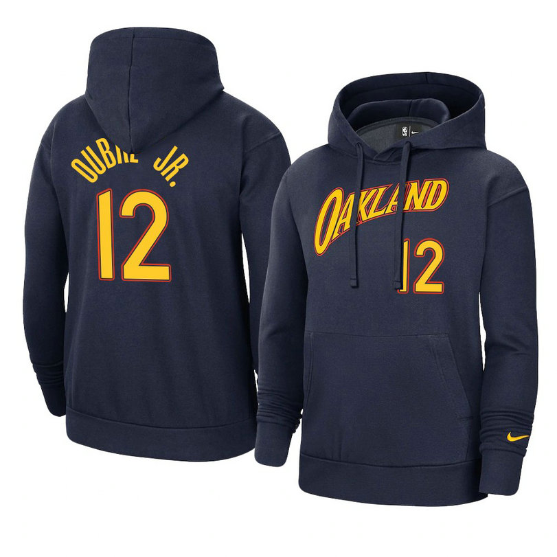 Golden State Warriors Kelly Oubre Jr. Navy Oakland Forever 2021 City Edition Hoodie Golden State Warriors Kelly Oubre Jr. Navy Oakland Forever 2021 City Edition Hoodie