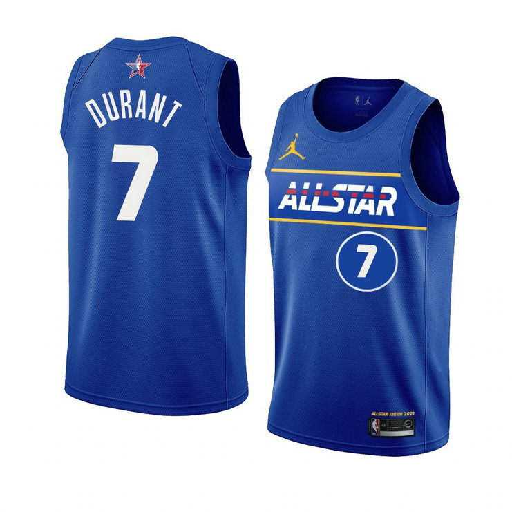 Brooklyn Nets Kevin Durant 2021 Eastern Conference NBA All-Star Game Jersey Royal Brooklyn Nets Kevin Durant 2021 Eastern Conference NBA All-Star Game Jersey Royal