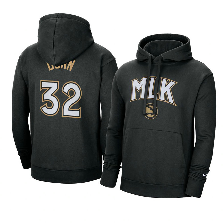Hawks Kris Dunn Black 2021 MLK Day City Edition Hoodie Pullover Hawks Kris Dunn Black 2021 MLK Day City Edition Hoodie Pullover