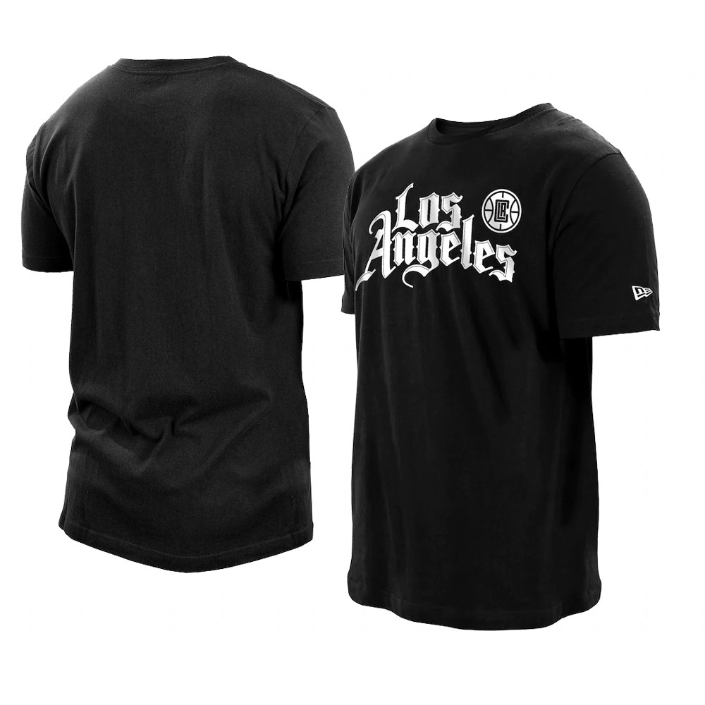 Los Angeles Clippers 2021 City Edition T-Shirt Black Los Angeles Clippers 2021 City Edition T-Shirt Black