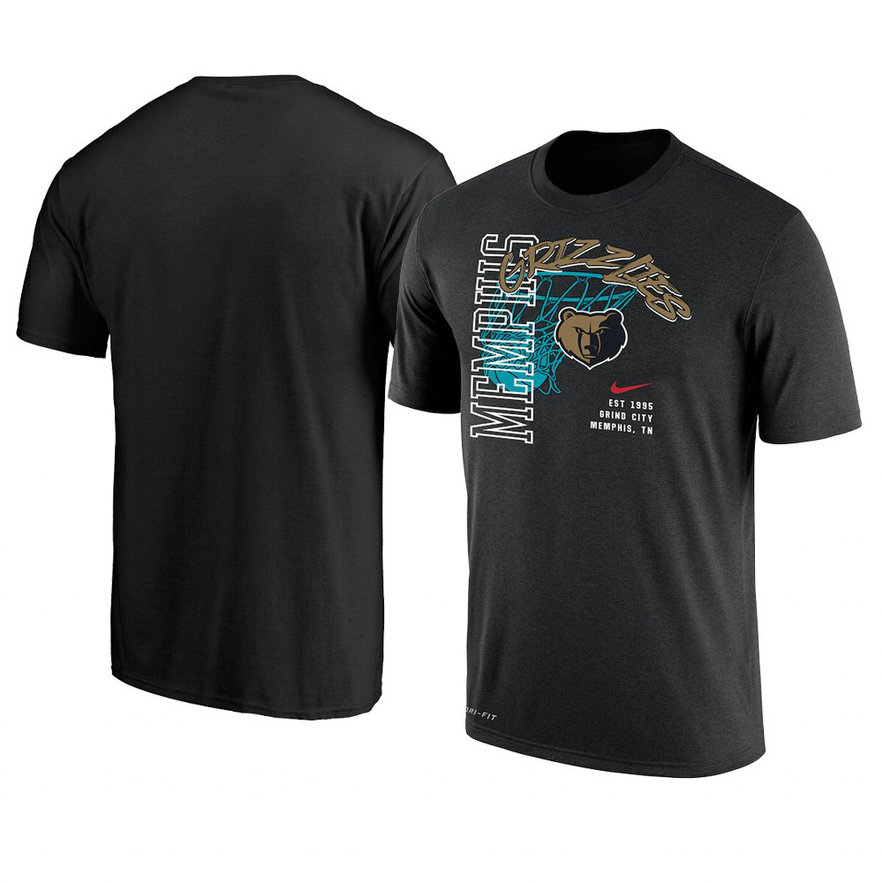 Men - Memphis Grizzlies 2021 City Edition Buckets T-Shirt - Black