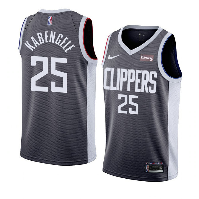 LA Clippers 2021 Mfiondu Kabengele Earned Edition Swingman Jersey Black LA Clippers 2021 Mfiondu Kabengele Earned Edition Swingman Jersey Black
