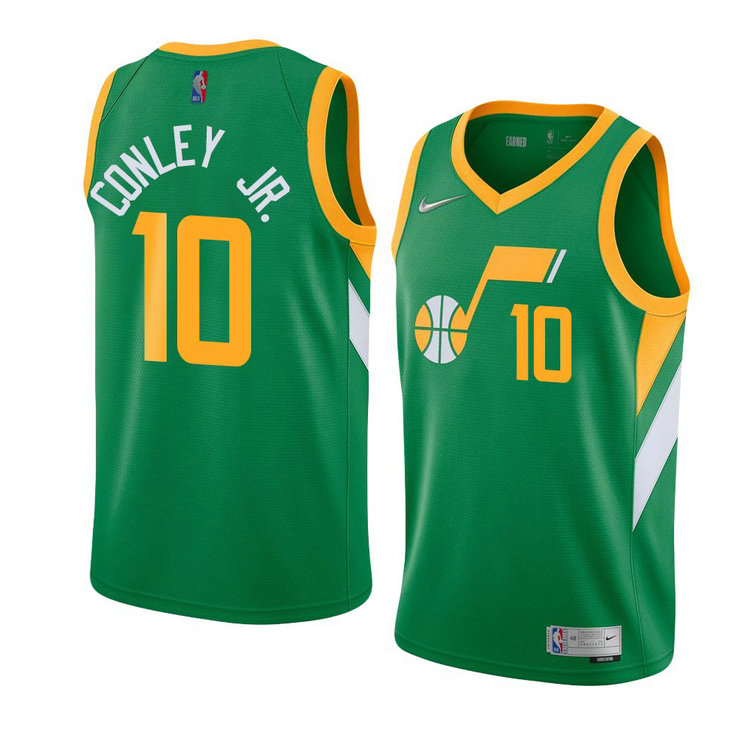 Utah Jazz 2021 Mike Conley Jr. Earned Jersey Green