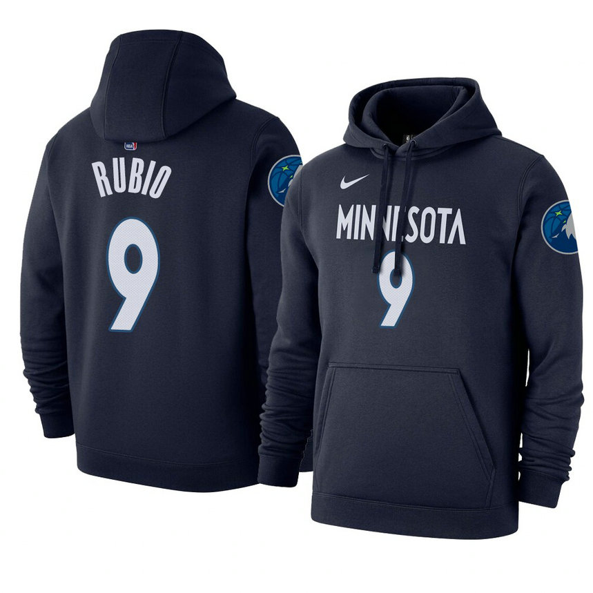 2021-22 Minnesota Timberwolves Ricky Rubio Icon Pullover Hoodie