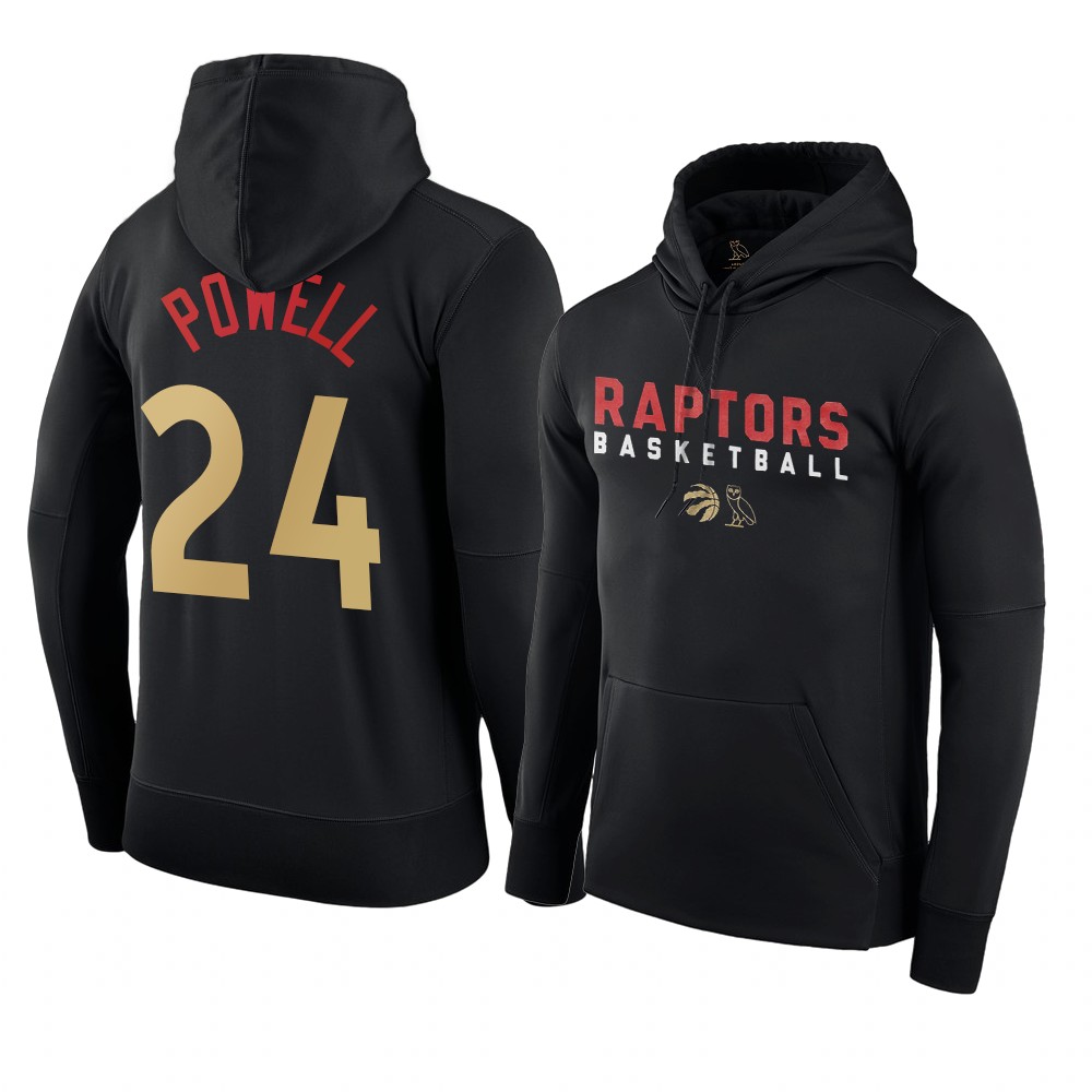 Toronto Raptors Norman Powell Black 2021 OVO Drake Pre-Game Hoodie