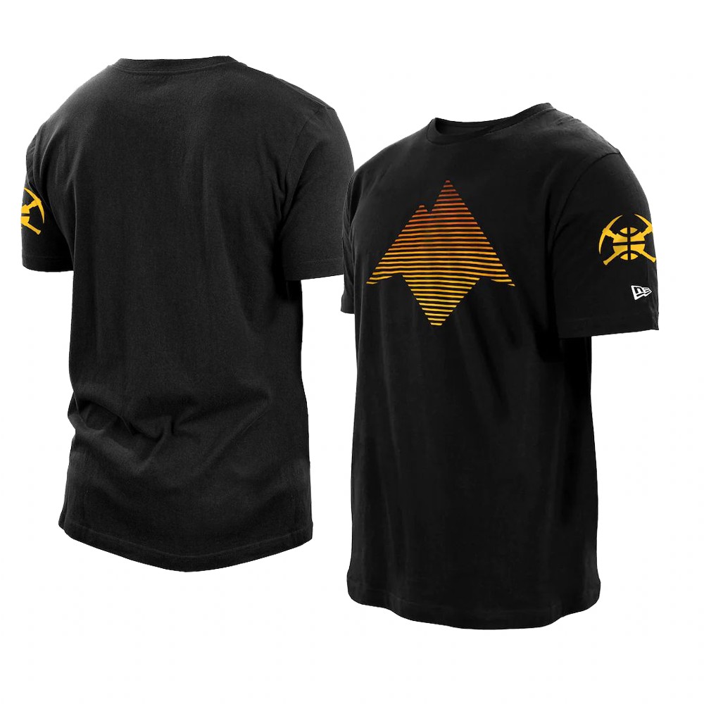 Denver Nuggets 2021 City Edition T-Shirt Black Denver Nuggets 2021 City Edition T-Shirt Black