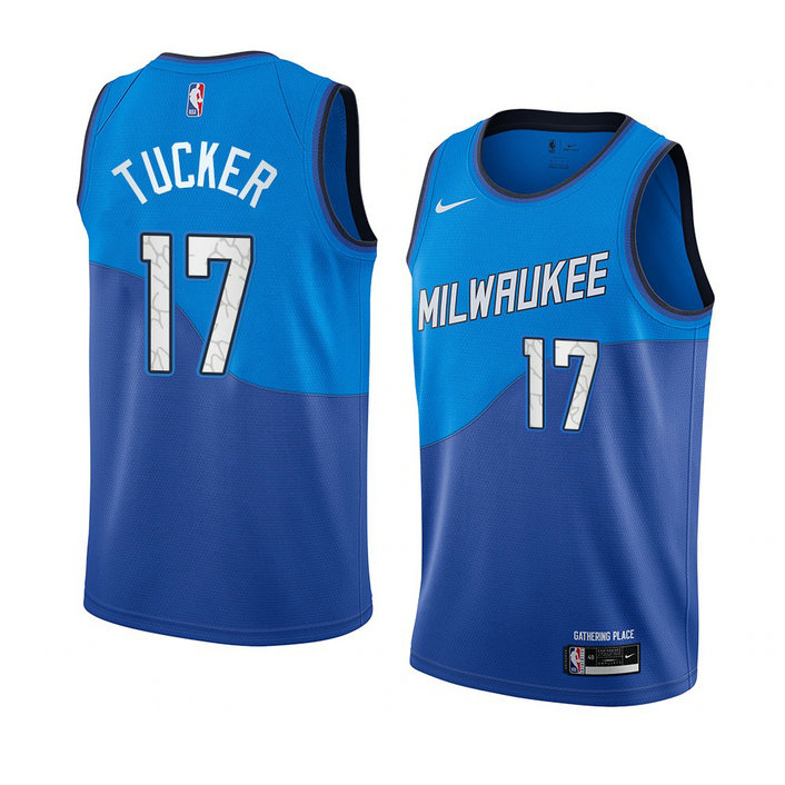 Milwaukee Bucks 2021 P.J. Tucker City Edition Dri-FIT Swingman Jersey Blue Milwaukee Bucks 2021 P.J. Tucker City Edition Dri-FIT Swingman Jersey Blue