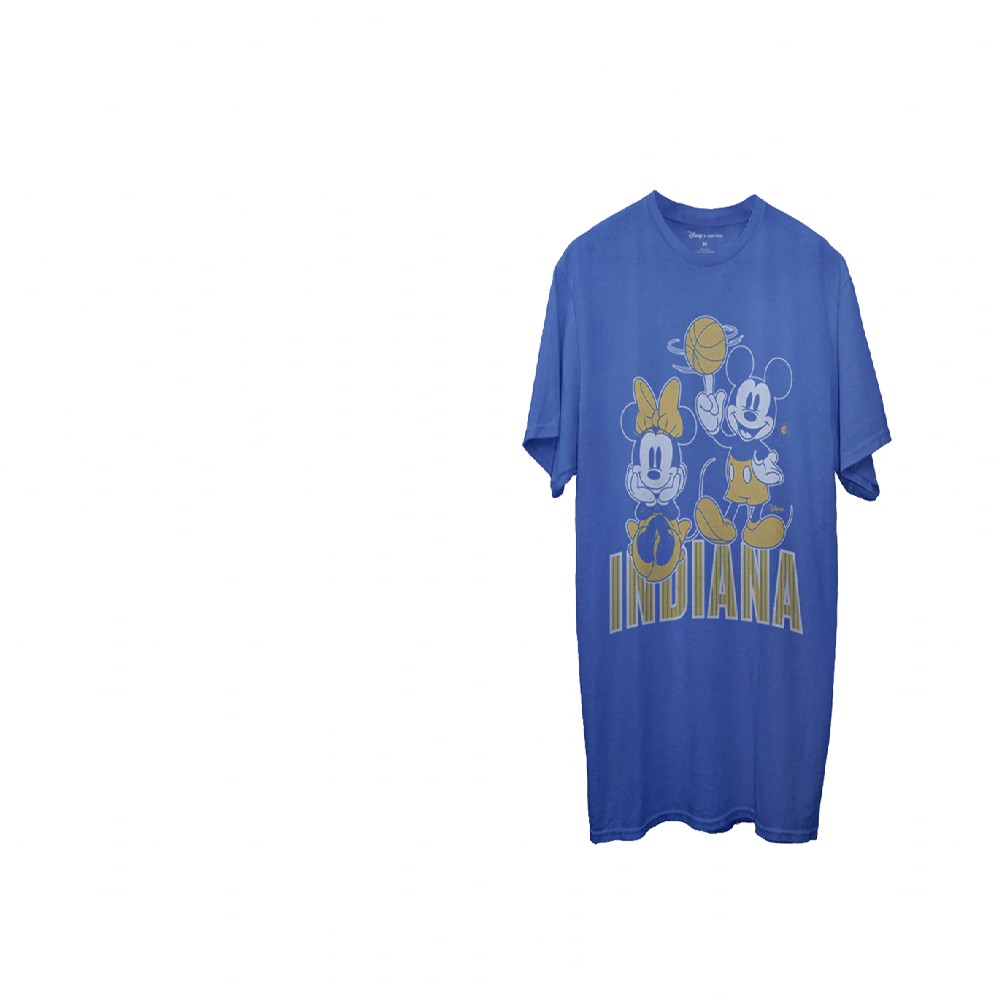 Indiana Pacers Royal Disney Mickey Minnie Junk Food 2021 City Edition T-Shirt Indiana Pacers Royal Disney Mickey Minnie Junk Food 2021 City Edition T-Shirt